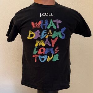 Black Men's  J.Cole concert tour T-Shirt